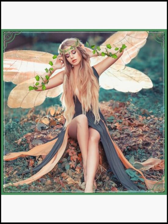 Enchanting Fairy Cosplay Set Elf Ears Crown Arm Wraps Fantasy Forest Aesthetic main image 6